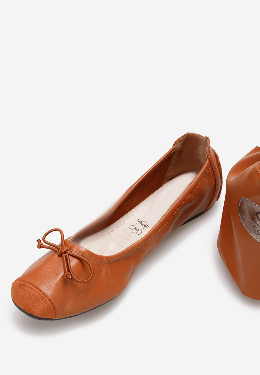 Ballerines femme chameau Amania V2