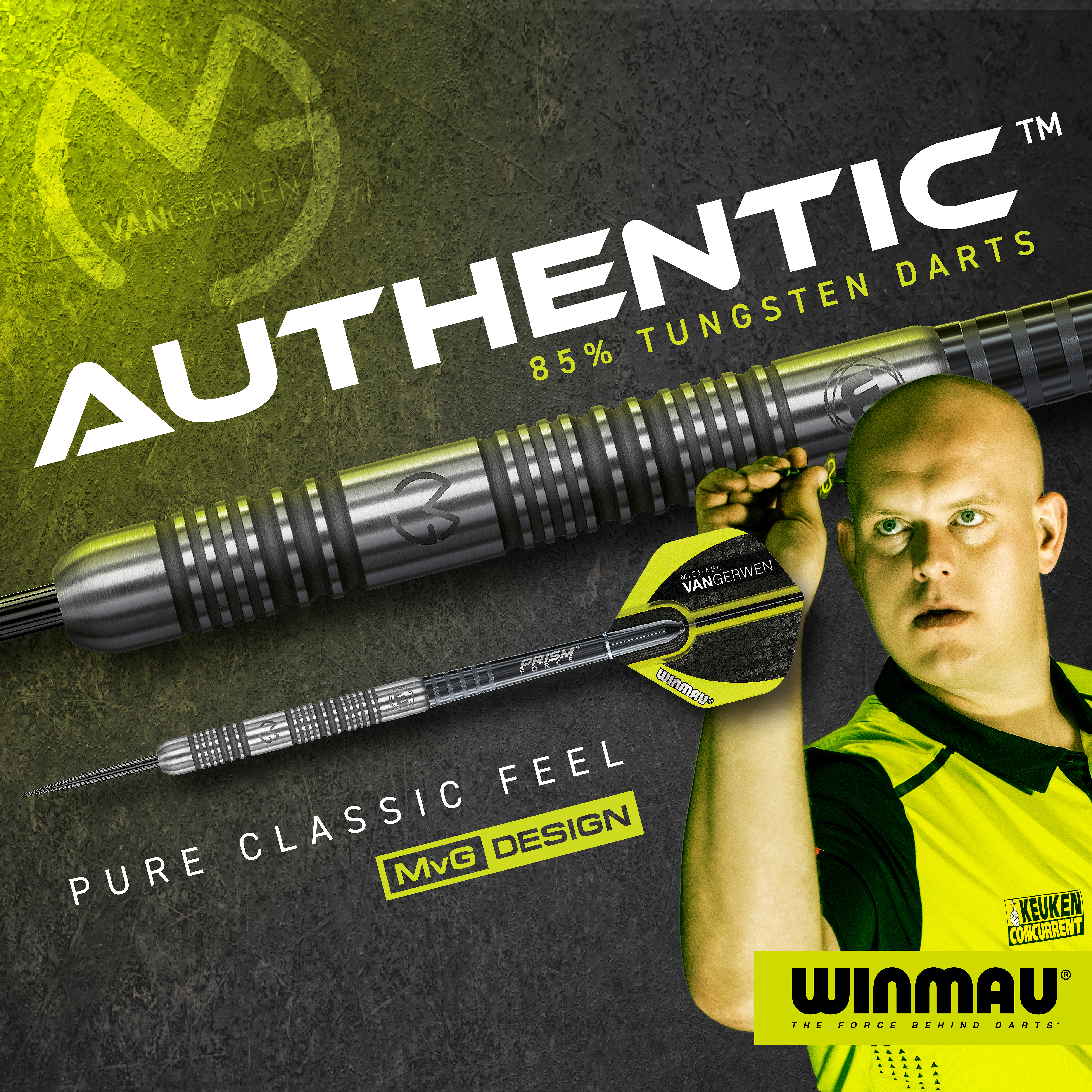 Winmau - Michael van Gerwen Authentic - Steeldart
