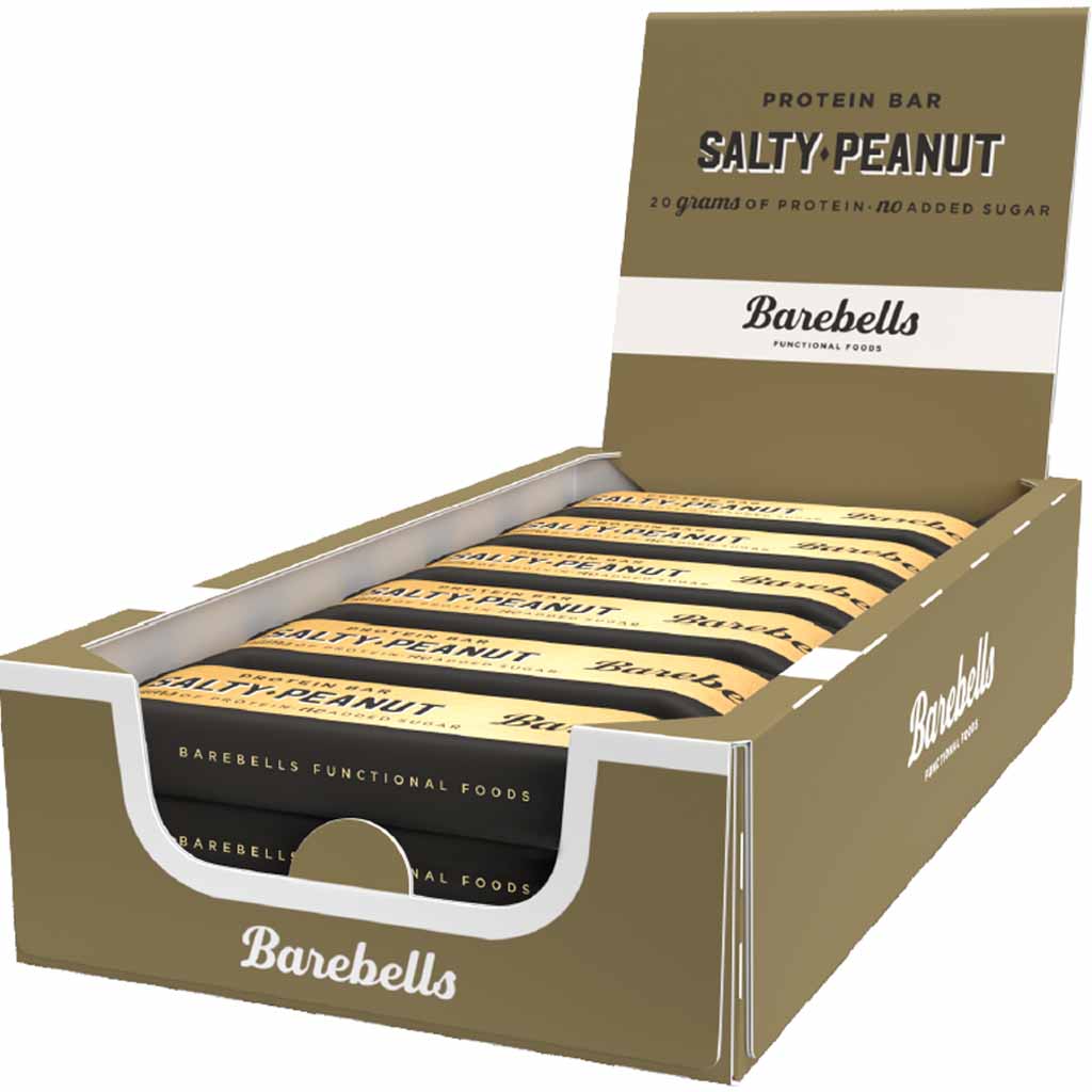 12x Barebells Protein Riegel Salty Peanut á 55g=660g MHD:10.1.25