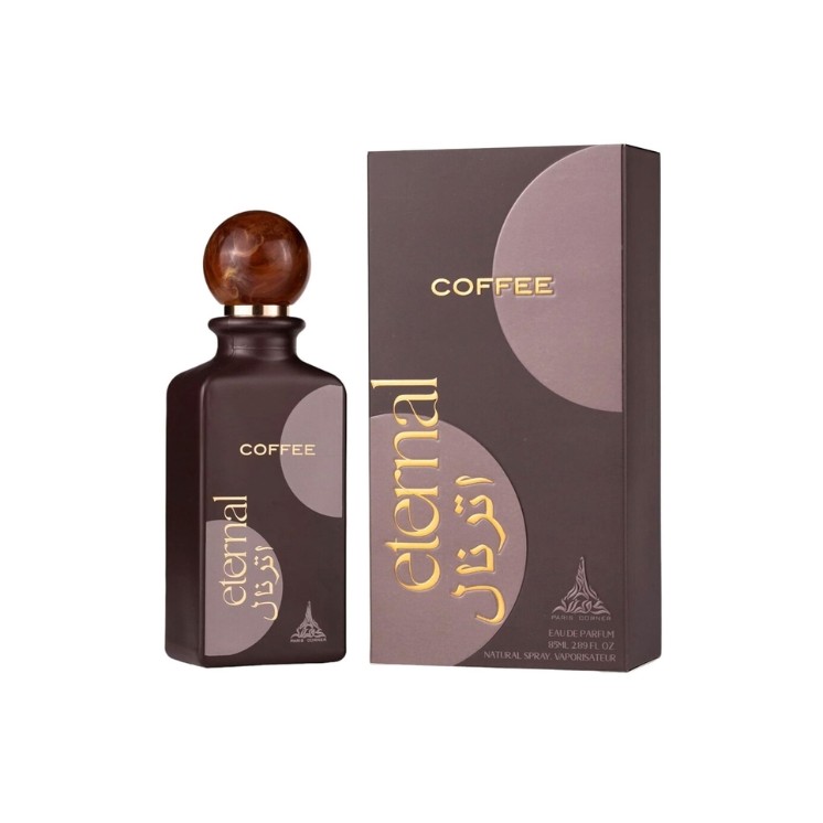 Paris Corner Eternal Coffee Unisex Eau de Parfum für Damen und Herren, 85 ml