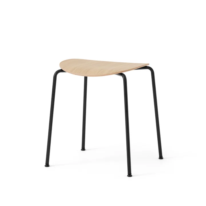 &Tradition - Pavilion AV36 Barhocker, H 46 cm, Eiche (Kunststoffgleiter)