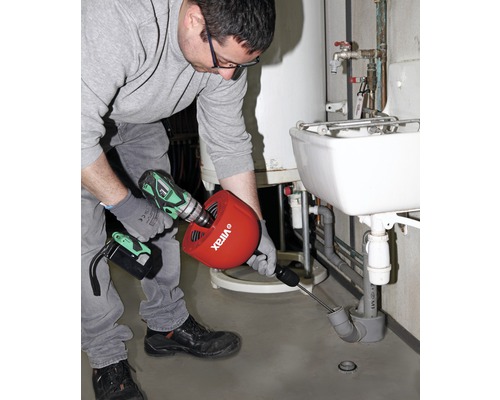 Professionele afvoerontstopper Virax VAL 26 Ø 7 mm, lengte 7,5 m