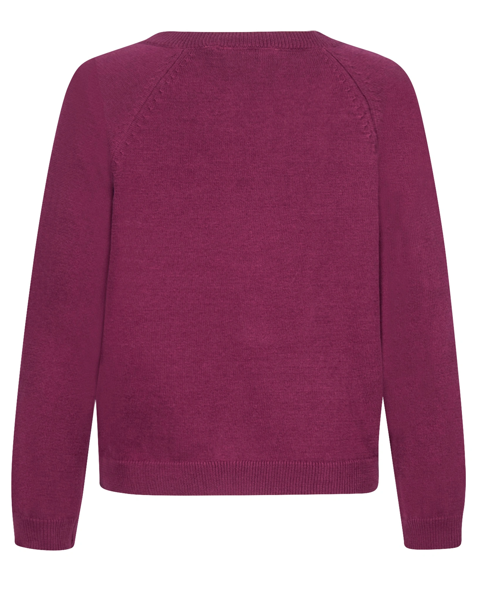 Strickjacke NEELE mit Glitzer in berry