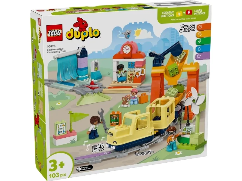 LEGO Duplo 10428 Stort interaktivt lokalbanetog