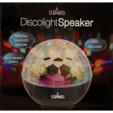 Disco Bluetooth højtaler med LED lys