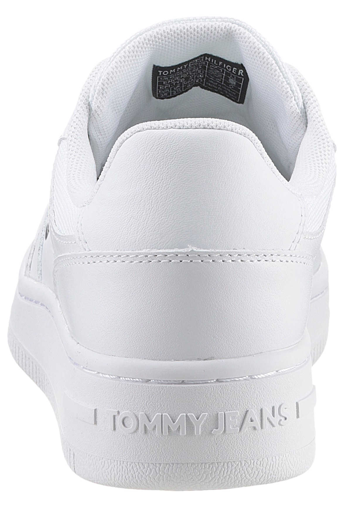 Tommy Jeans Plateausneaker »TJW RETRO BASKET ESS«  , Freizeitschuh, Halbschuh, Schnürschuh mit seitlicher Logoflagge