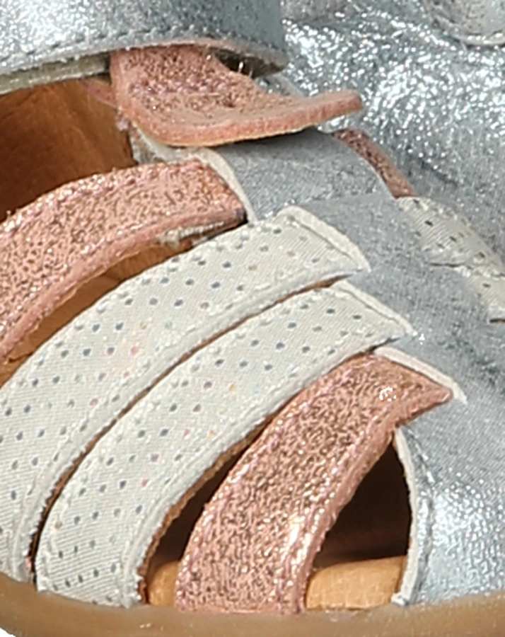 Lauflern-Sandalen CARTE MULTI GIRLY mit Zehenschutz in ice/bunt