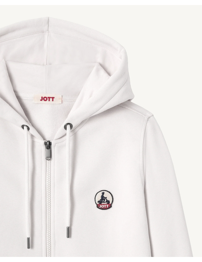 JOTT ZIPPER FEMME CAPUCHE OAXACA BLANC