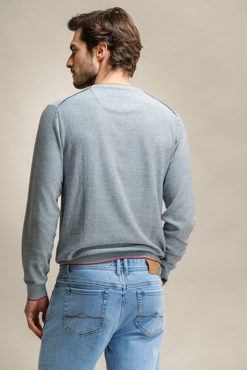 CAMISOLA DE MALHA COM RISCAS