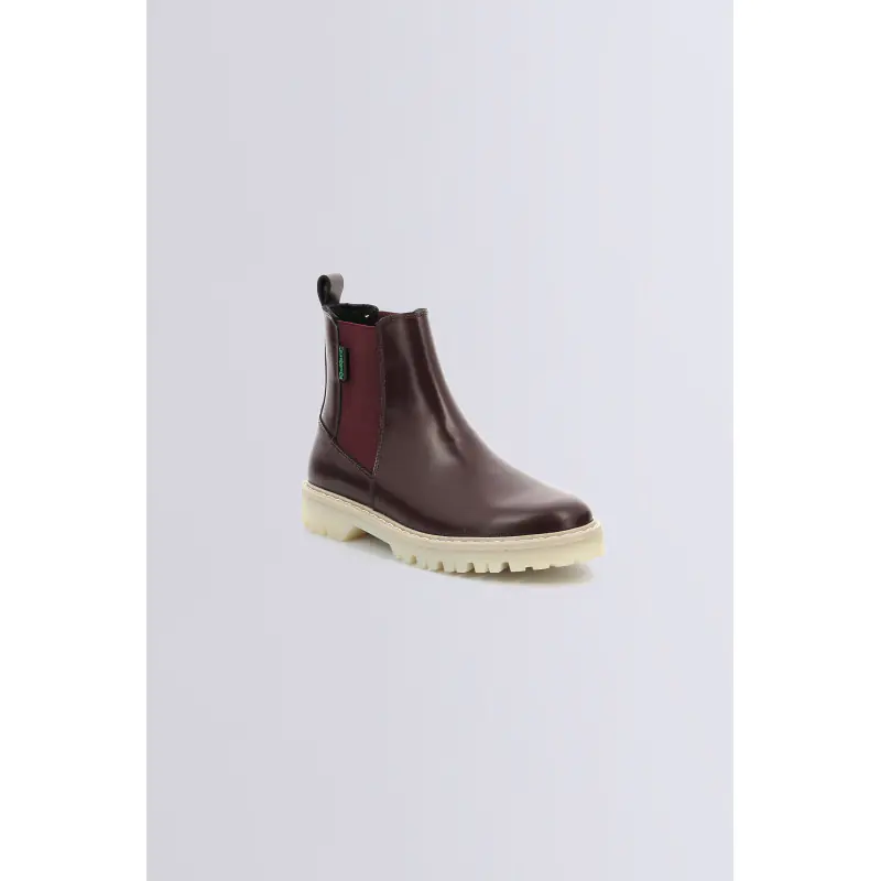 KICK DECKFIT BORDEAUX BOOTS Cuir Femme