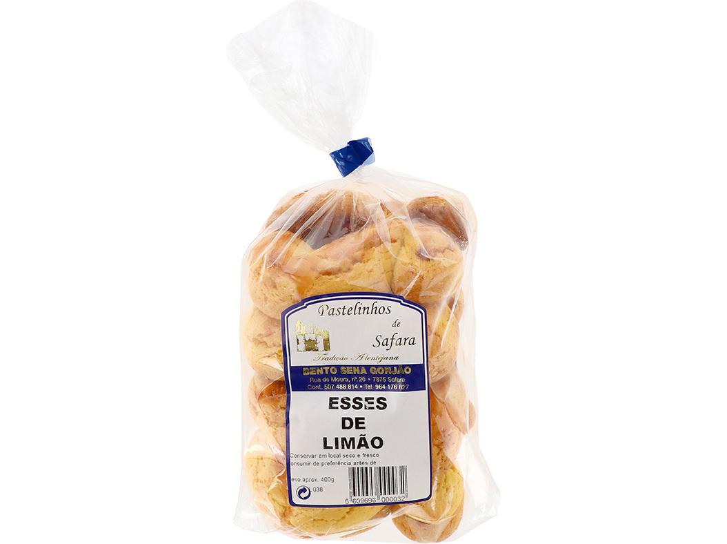 ESSES DE LIMÃO PASTELINHOS DE SAFARA 400G