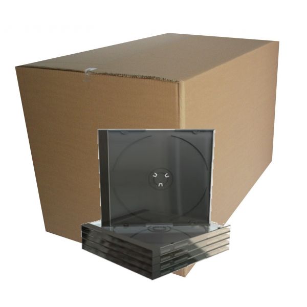 Mediarange Pack 50 -alta Qualidade Cd 10.4mm, Jewelcase for 1 Disc, Bandeja Negra - BOX22-M (50)
