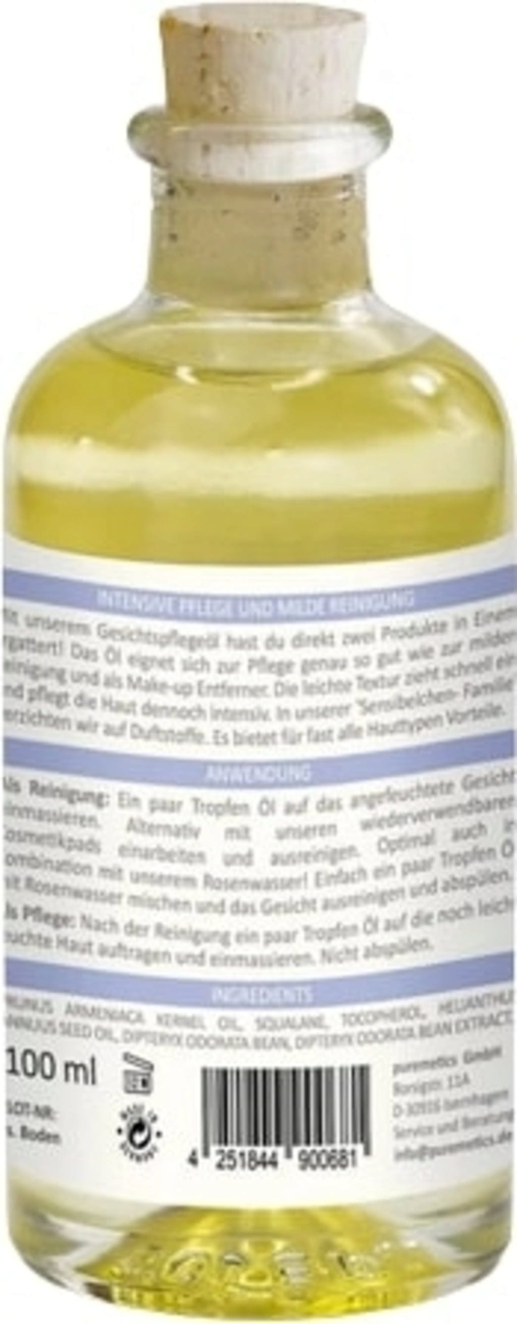 puremetics  Gesichtspflegeöl Sensibelchen, 90 ml