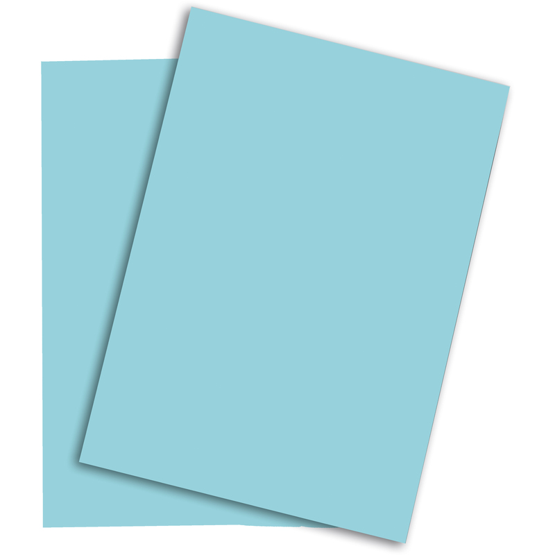 Rainbow Papier farbig, A4, 120 g/m², mittelblau