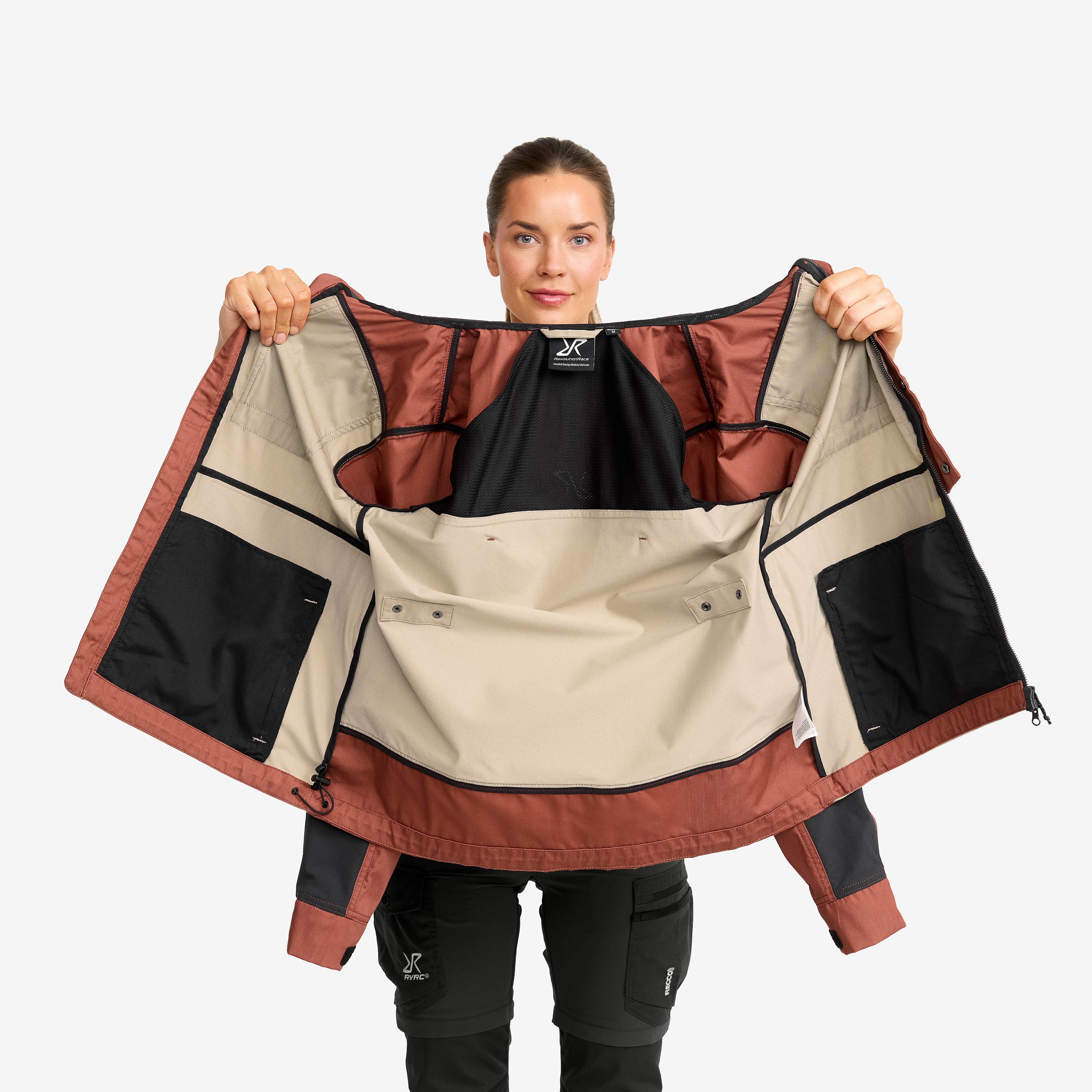 Rambler Lightweight Pro Jacket Dame Pink Mahogany/Aluminium