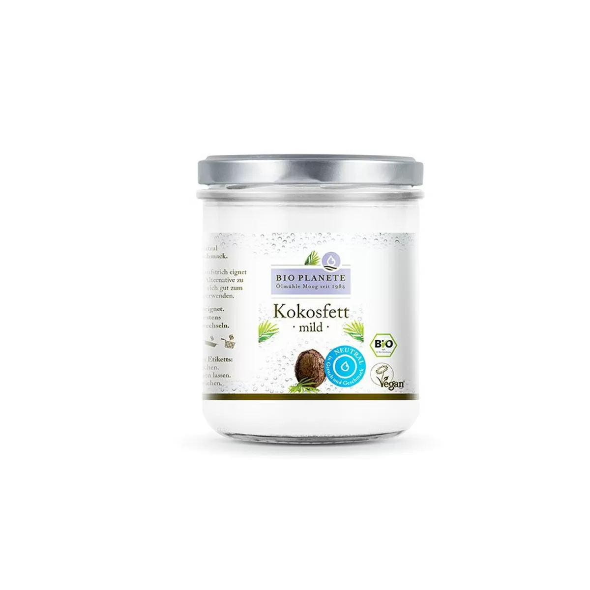 BioPlanéte Kokosolie koldpresset jomfruolie - 400 ml.