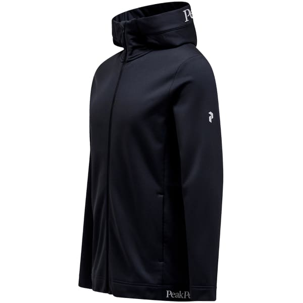 Veste polaire PEAK PERFORMANCE M RIDER TECH ZIP HOOD BLACK