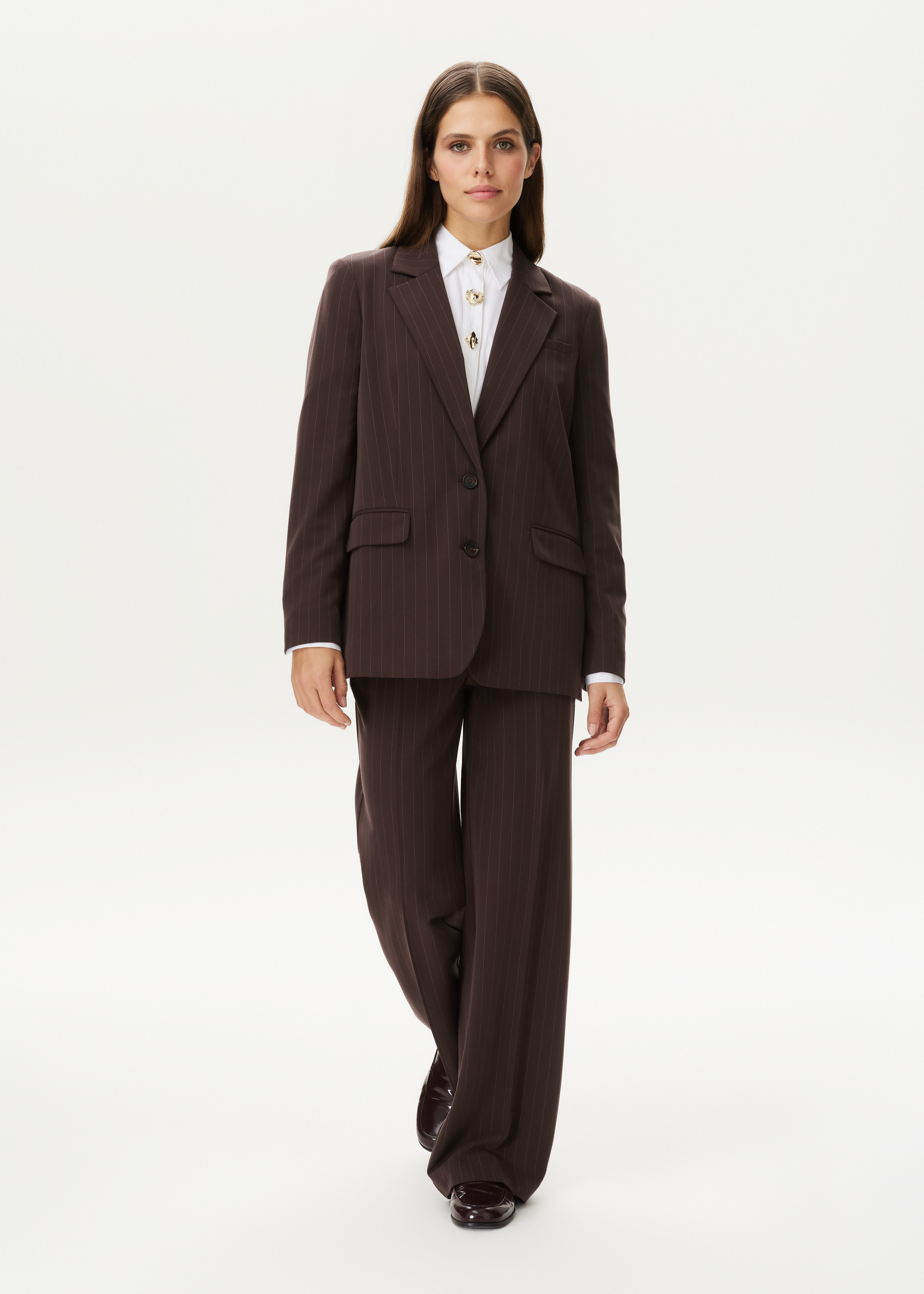 Pantalon met rechte pijpen