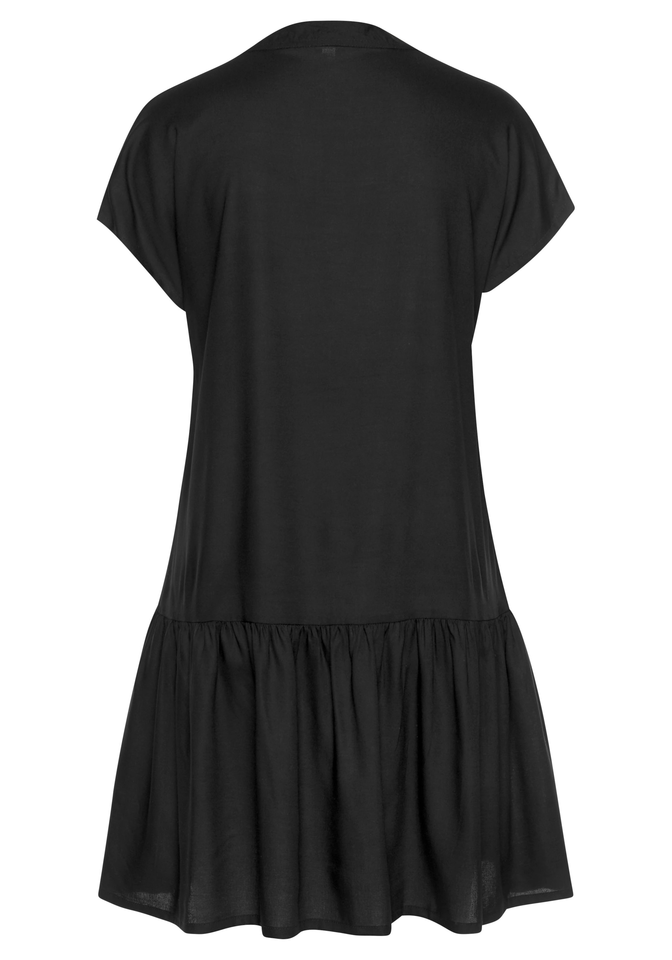 s.Oliver Blusenkleid mit Volant am Rock, Tunikakleid, Sommerkleid
