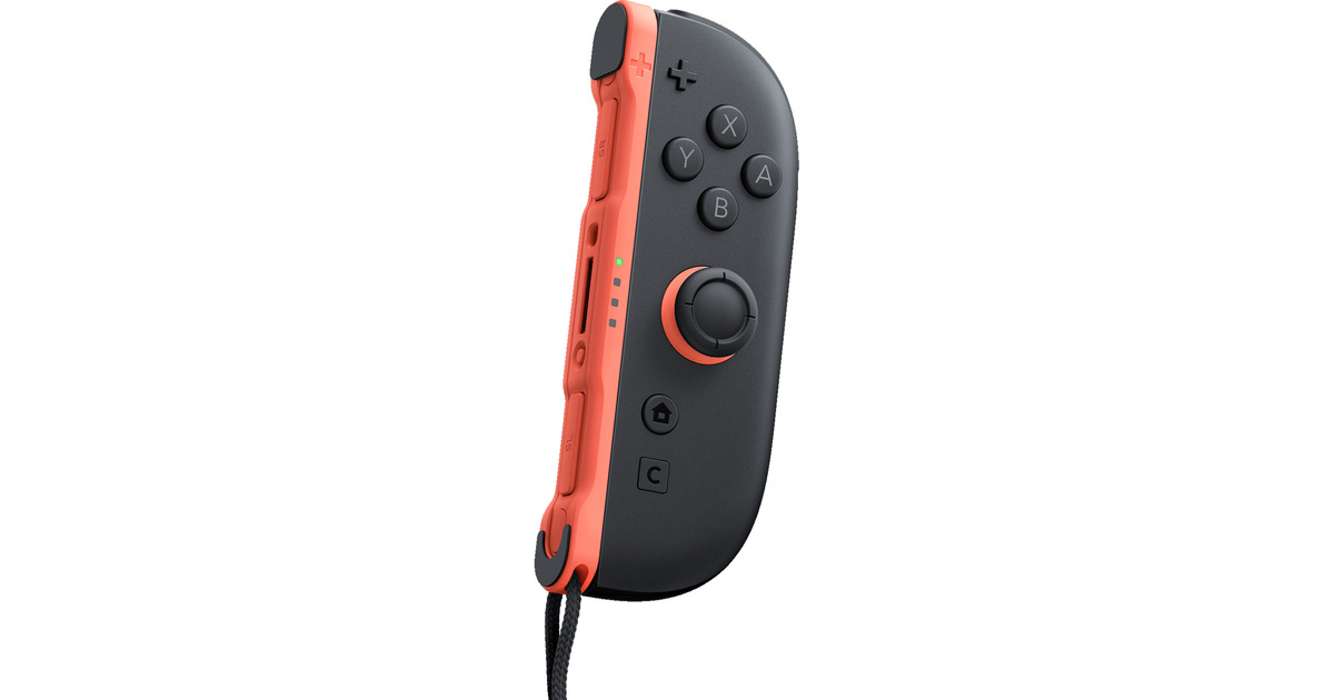 NintendoJoy-Con 2 - Rechts gamepad  (Zwart/lichtrood)