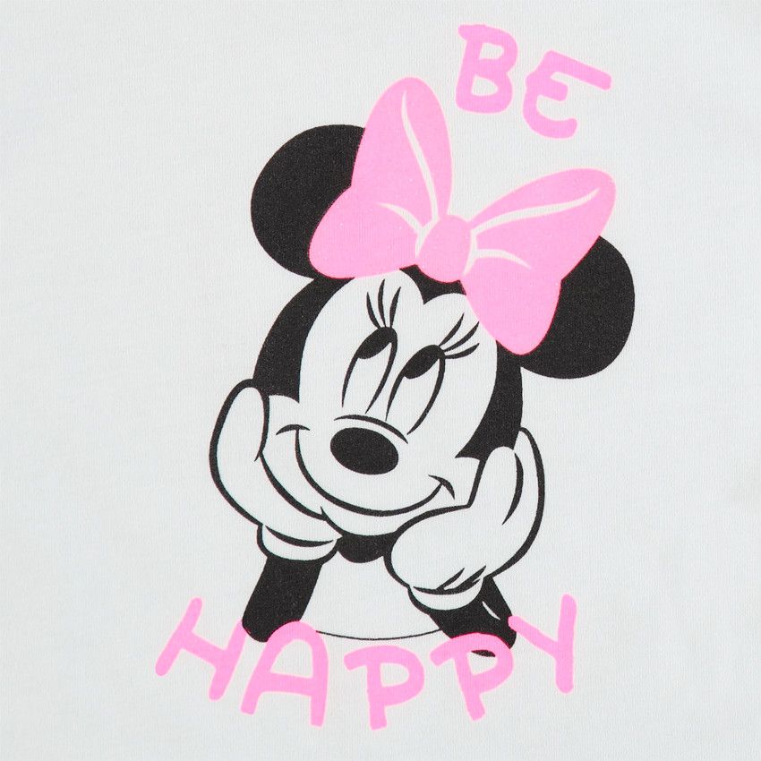 Pyjama court print Minnie Disney et short à pois - Multicolore