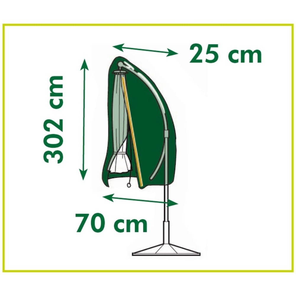 Housse de protection pour parasols 302x70x25 cm