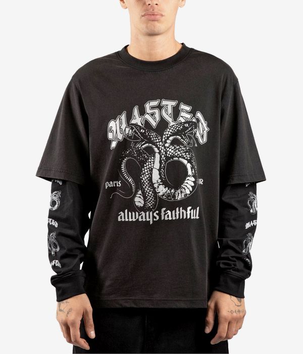 Wasted Paris Lethal Longsleeve (faded black black)