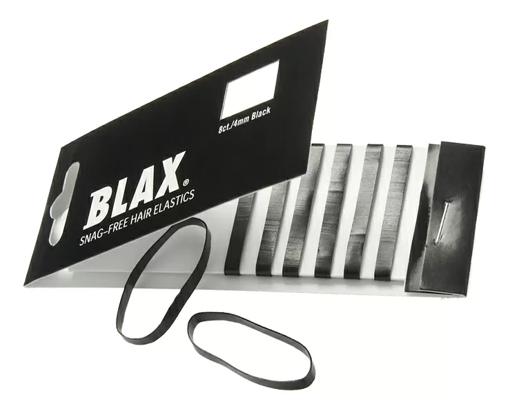 Blax Hårelastikker Sort - 8 stk.
