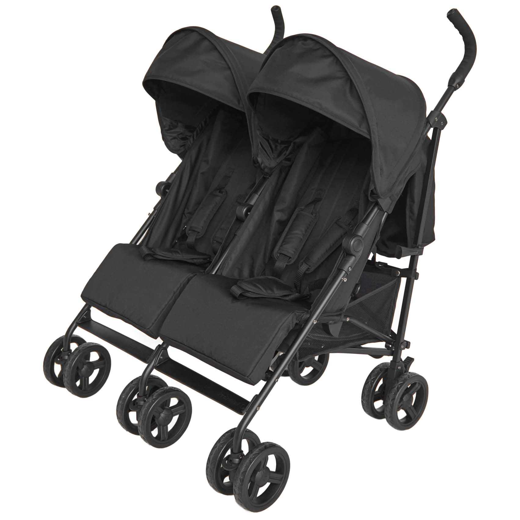 Prenatal tweeling buggy Black