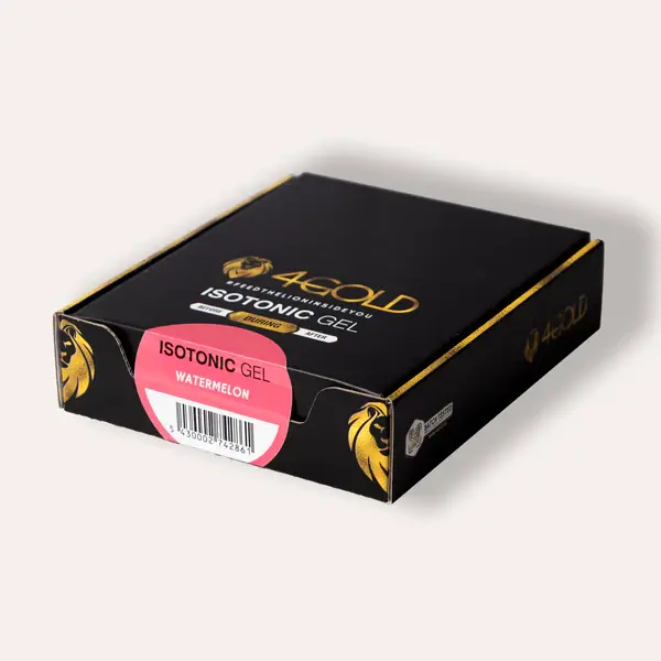 4GOLD Isotonic Sportgel Watermeloen 12 Stuks
