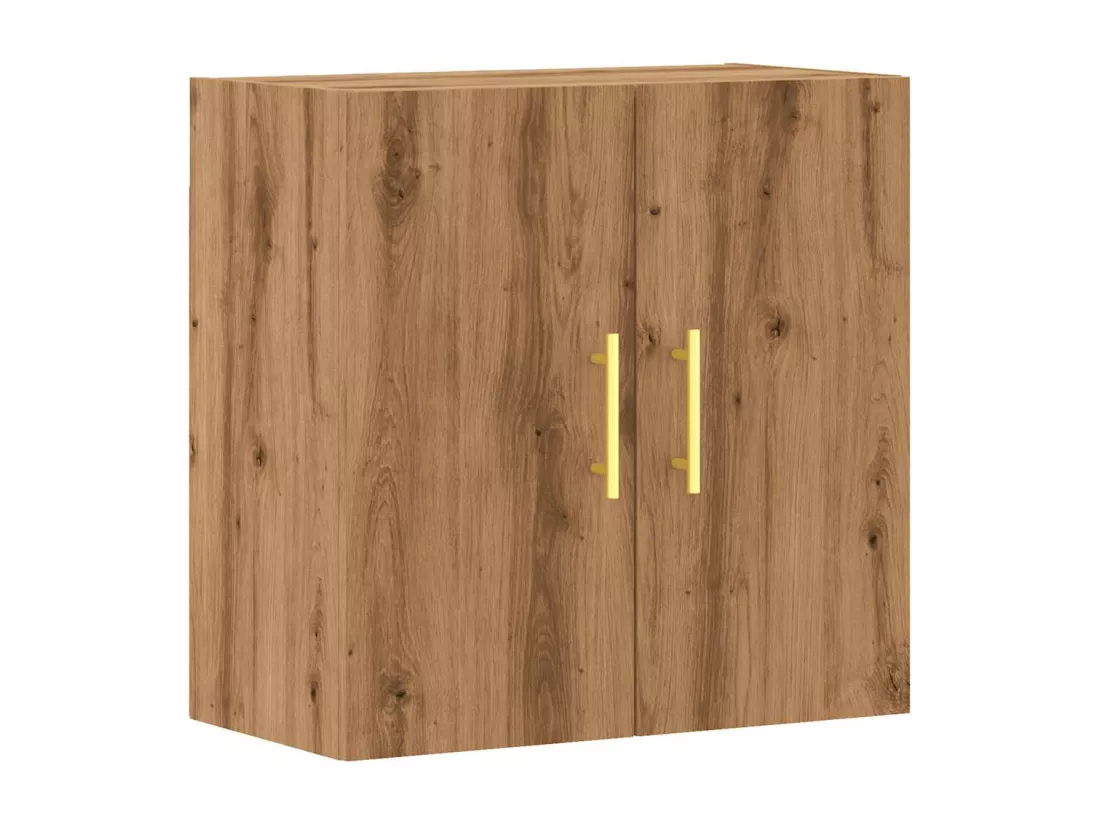 Armoire murale chêne artisanal 60x31x60 cm bois d'ingénierie