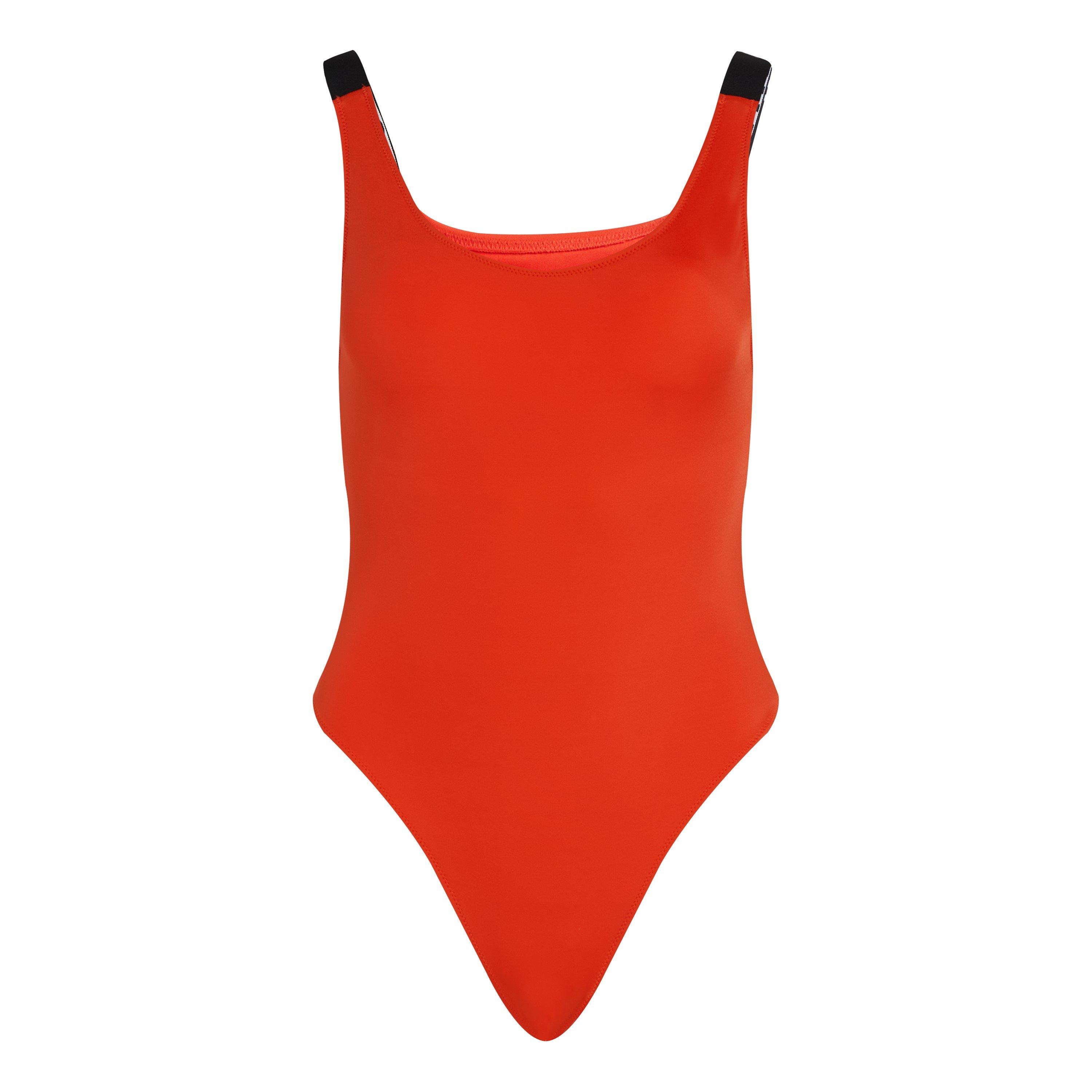 Calvin Klein Scoop Back One Piece Swimsuit