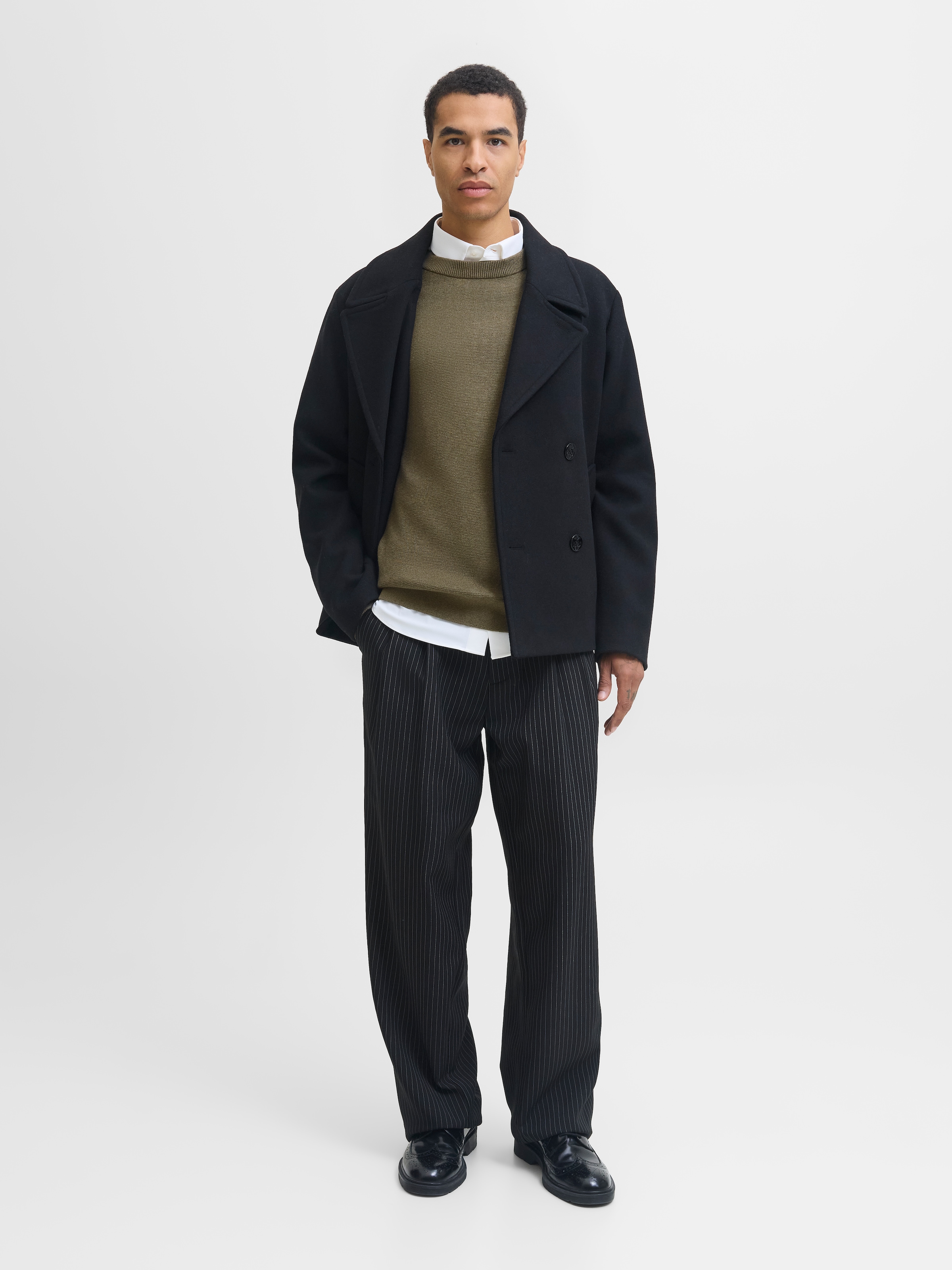 Jack & Jones Strickpullover »JPRBLAMILANO STITCH KNIT CREW NECK SN«