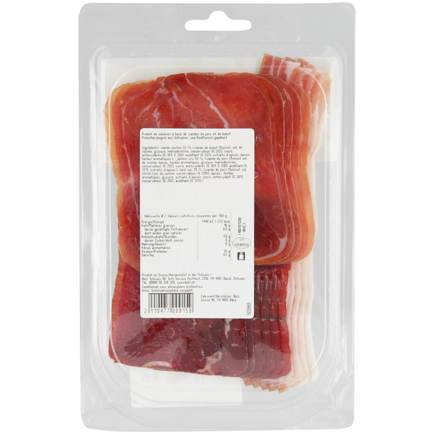 Cher-Mignon Walliser Platte ca.90g