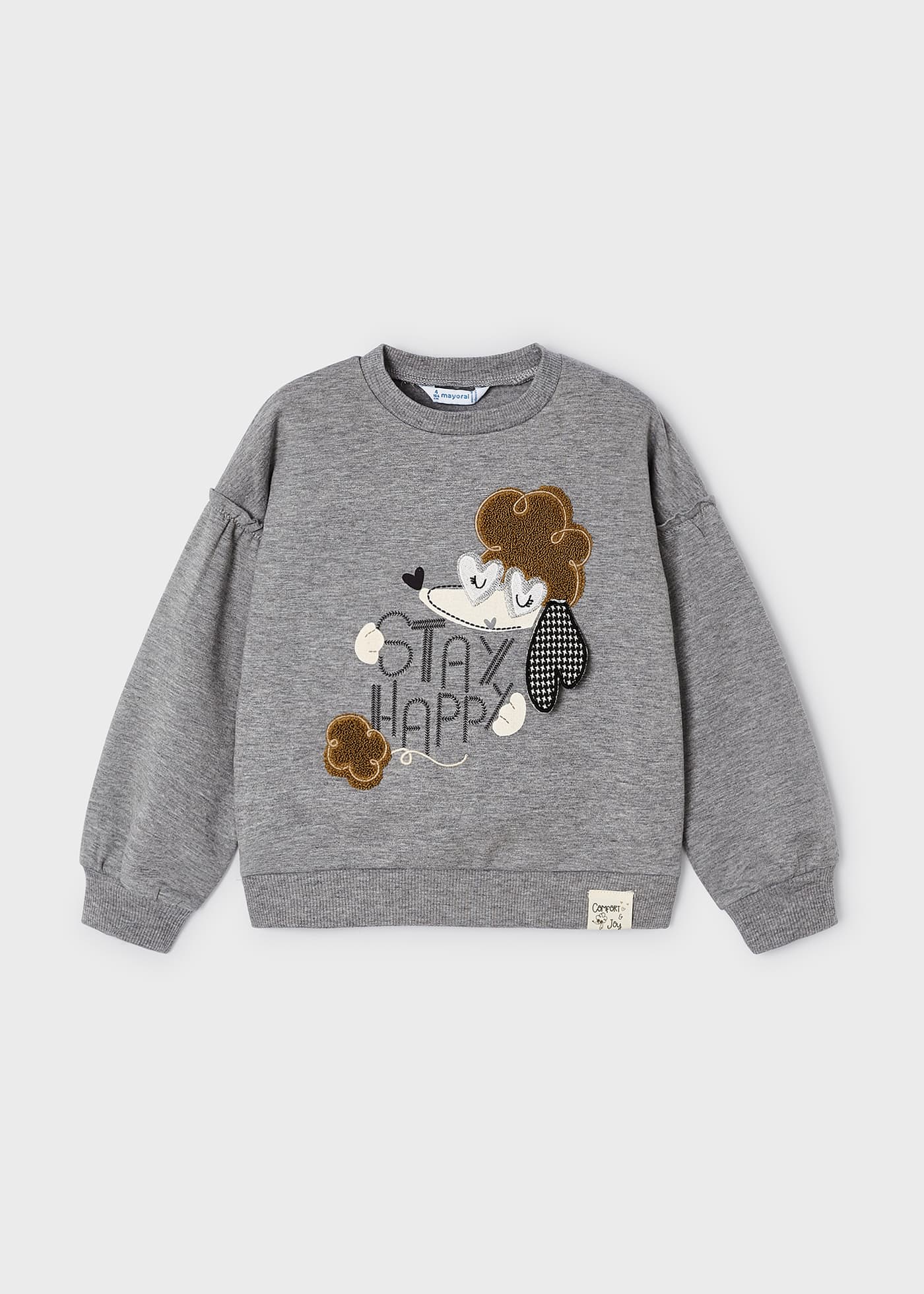 Moletom Better Cotton estampado para meninas