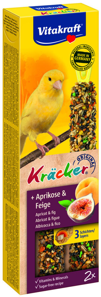 Vitakraft Fruitkracker 2 in 1 Kanarie - 2 Stuks - Fruit - Snacks
