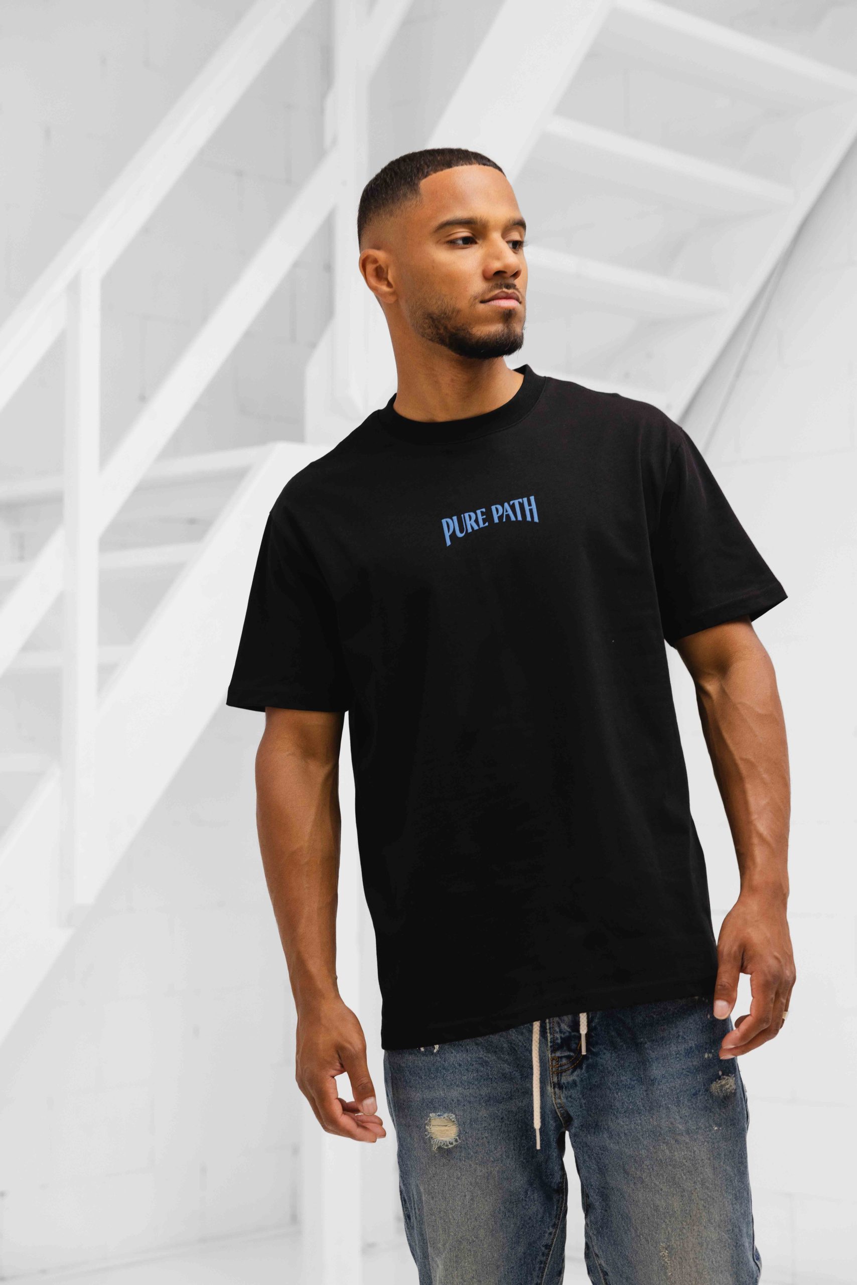 Pure Path Sutherland Observatory T-Shirt Heren Zwart