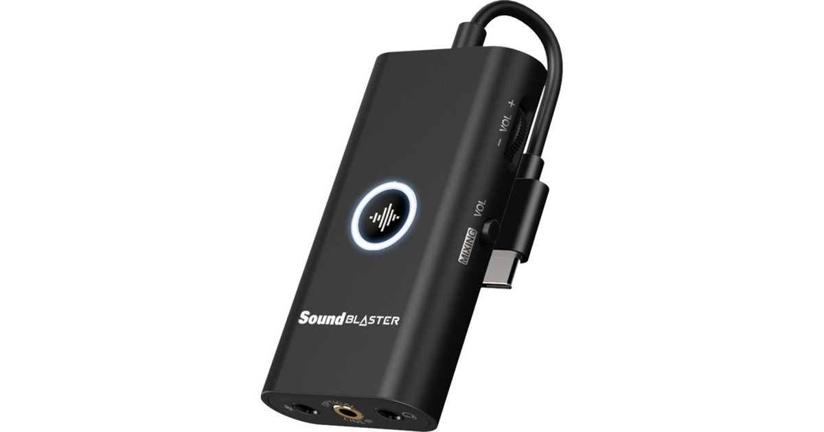 CreativeSound Blaster G3 geluidskaart  (Zwart, PlayStation 4, Nintendo Switch, PC, en Mac)