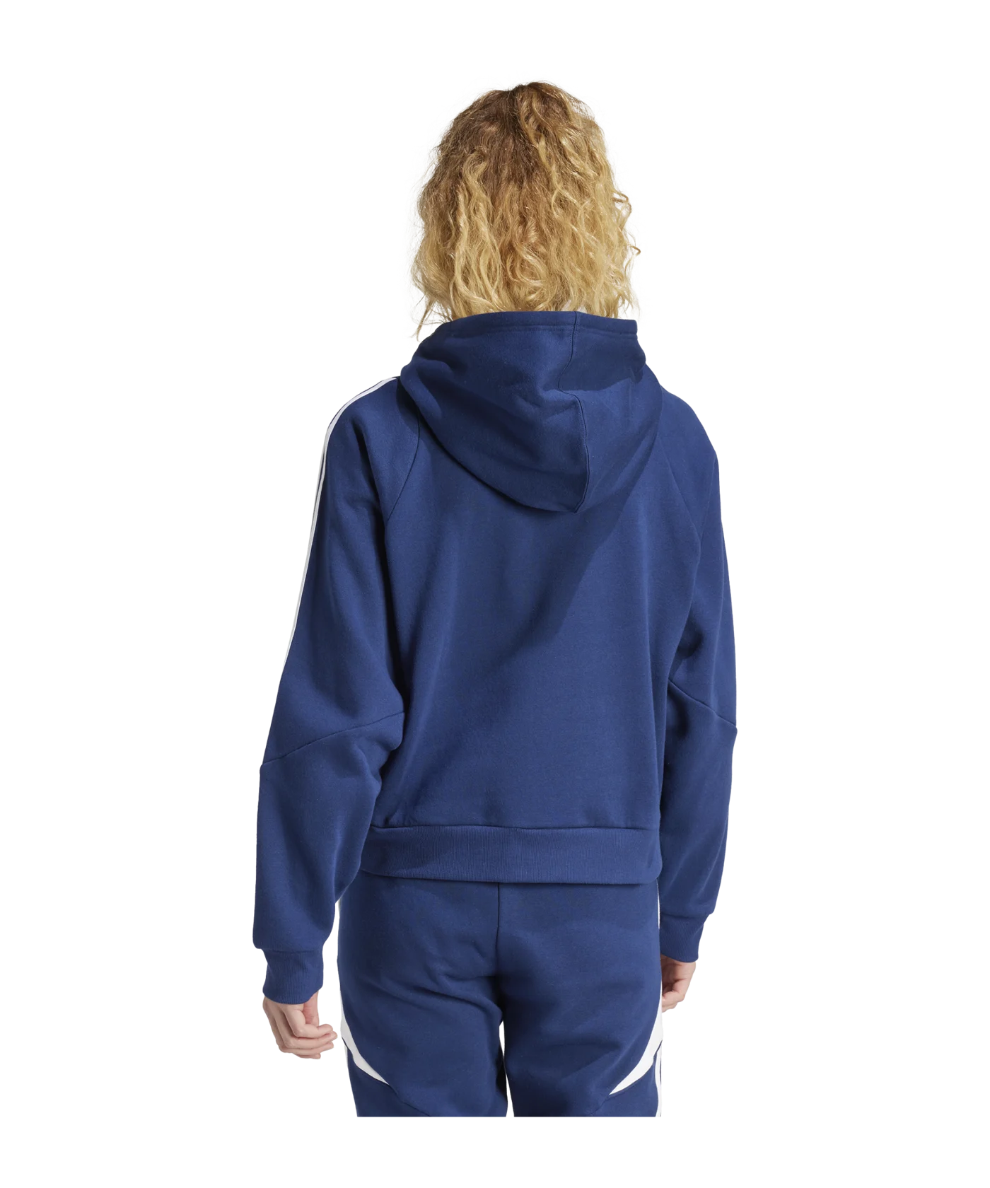 adidas Tiro 24 Hoody Damen Blau Weiss
