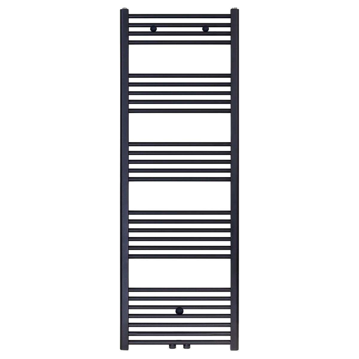 Sanigoods Base handdoek radiator 160x60 828 watt MO aansluiting mat zwart