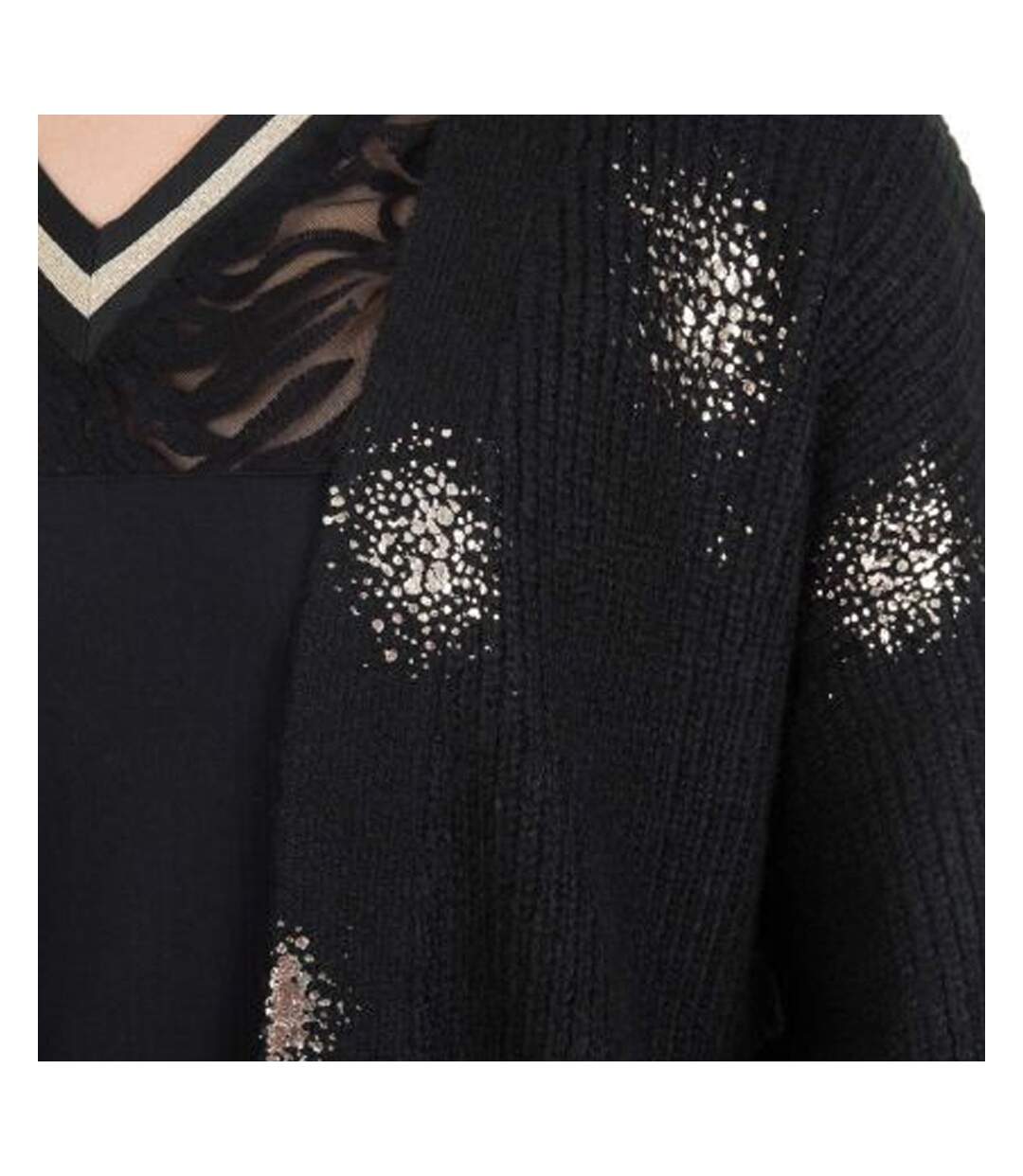 Gilet Noir Femme Teddy Smith Melie