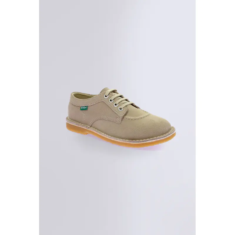 Kick karma Beige clair DERBIES Cuir  Femme