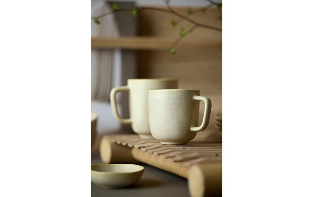 Kaffeetasse Shoku 330 ml, 6 Stück, BeigeTassen-Set aus Steinzeug