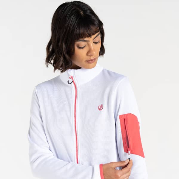 Veste polaire randonnée DARE 2B W TORREK FLEECE WHITE