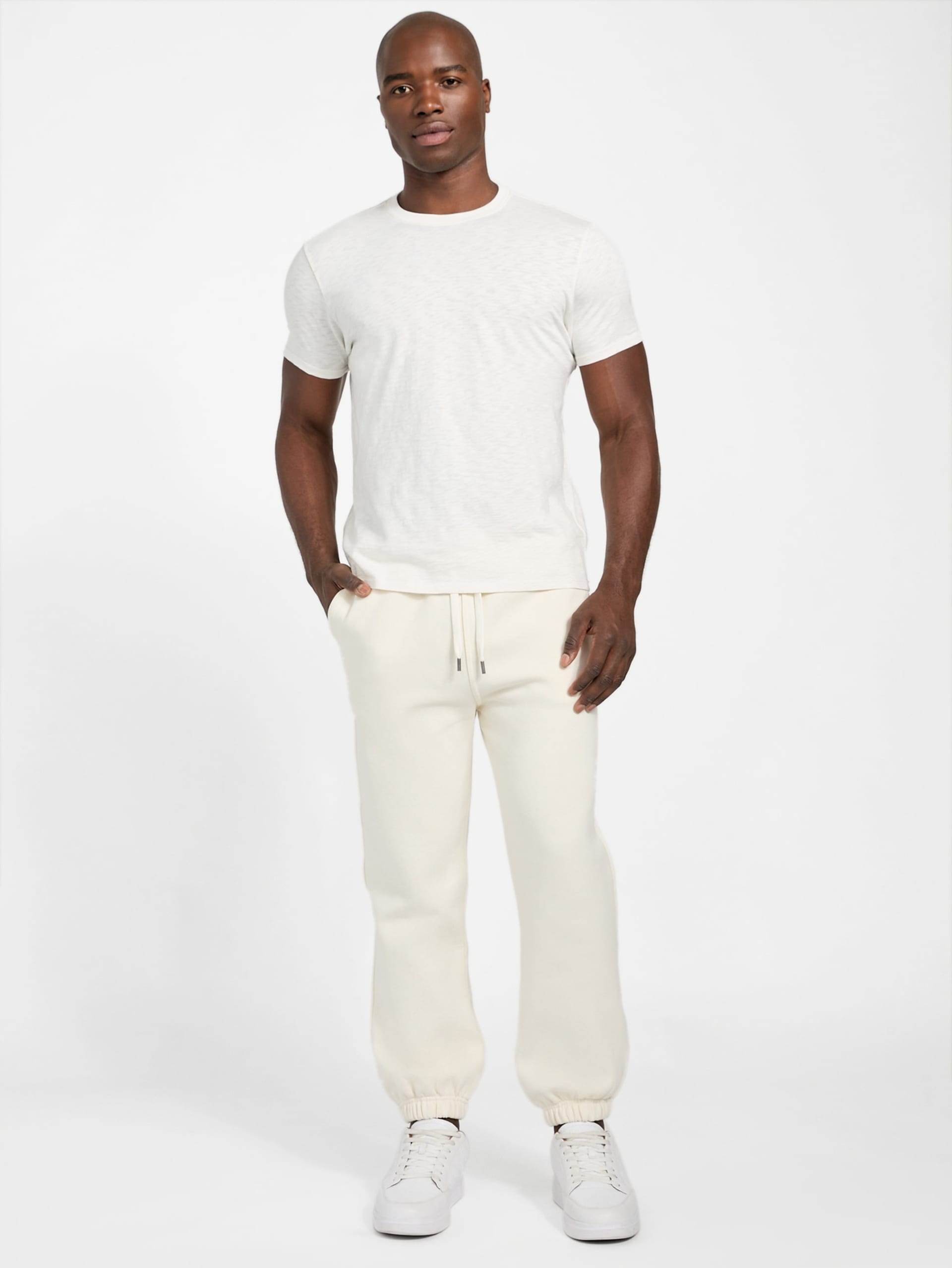 Calça de moletom estilo jogger com etiqueta Eco 1981