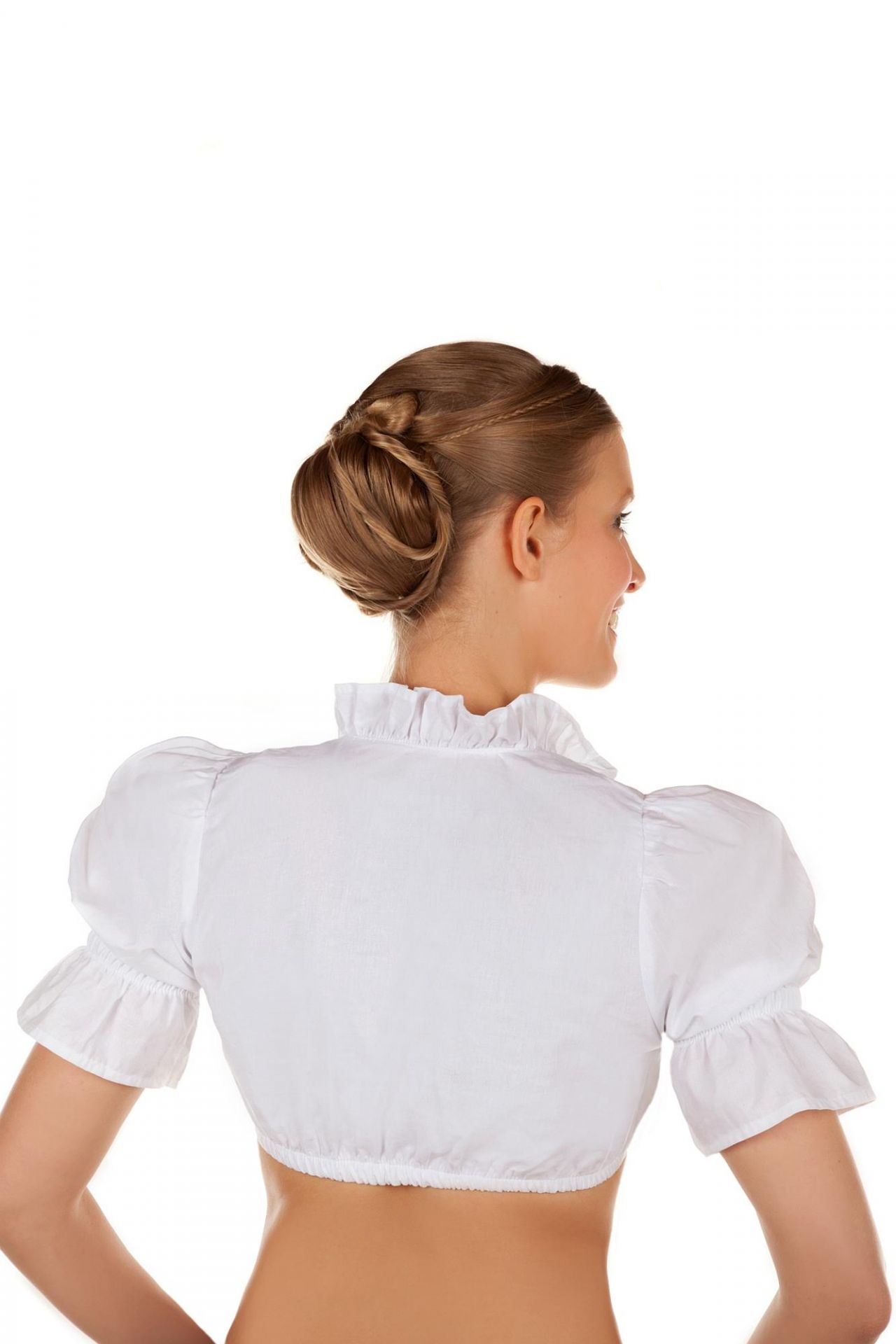 Dirndlbluse mit Schnürung