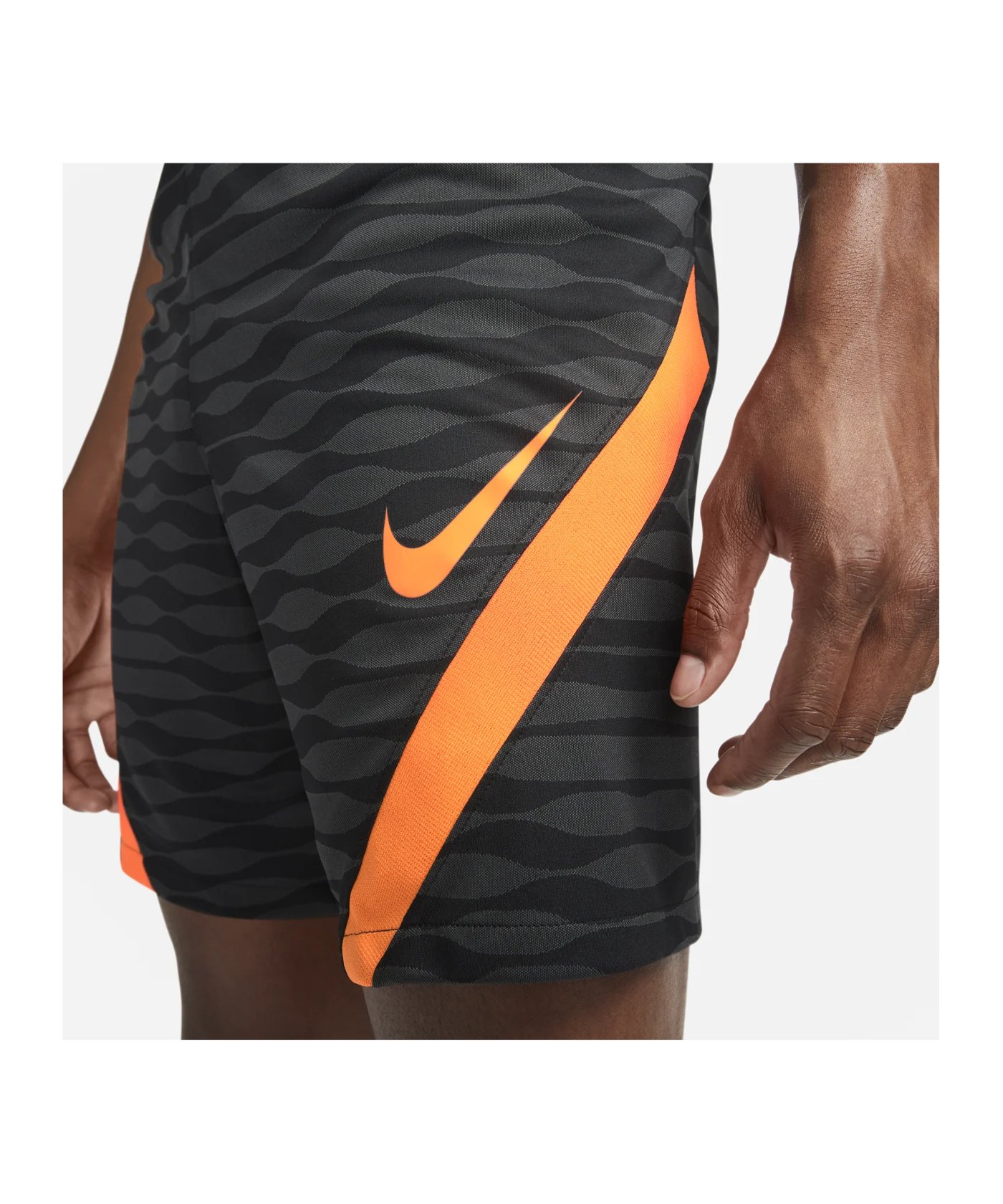 Nike Strike 21 Knit Short Schwarz Grau Orange F014