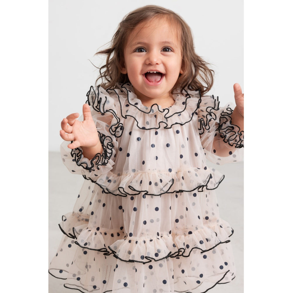 Køb MarMar Tulle Black Dots Dakira LS B Kjole