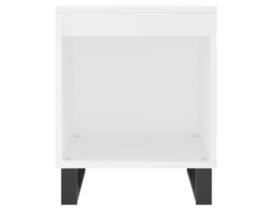 VIDAXL - Tables de chevet 2 pcs blanc 40x35x50 cm bois d’ingénierie