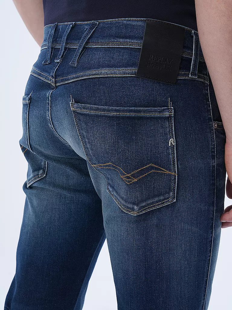 REPLAY Jeans Slim Fit ANBASS HYPERFLEX blau